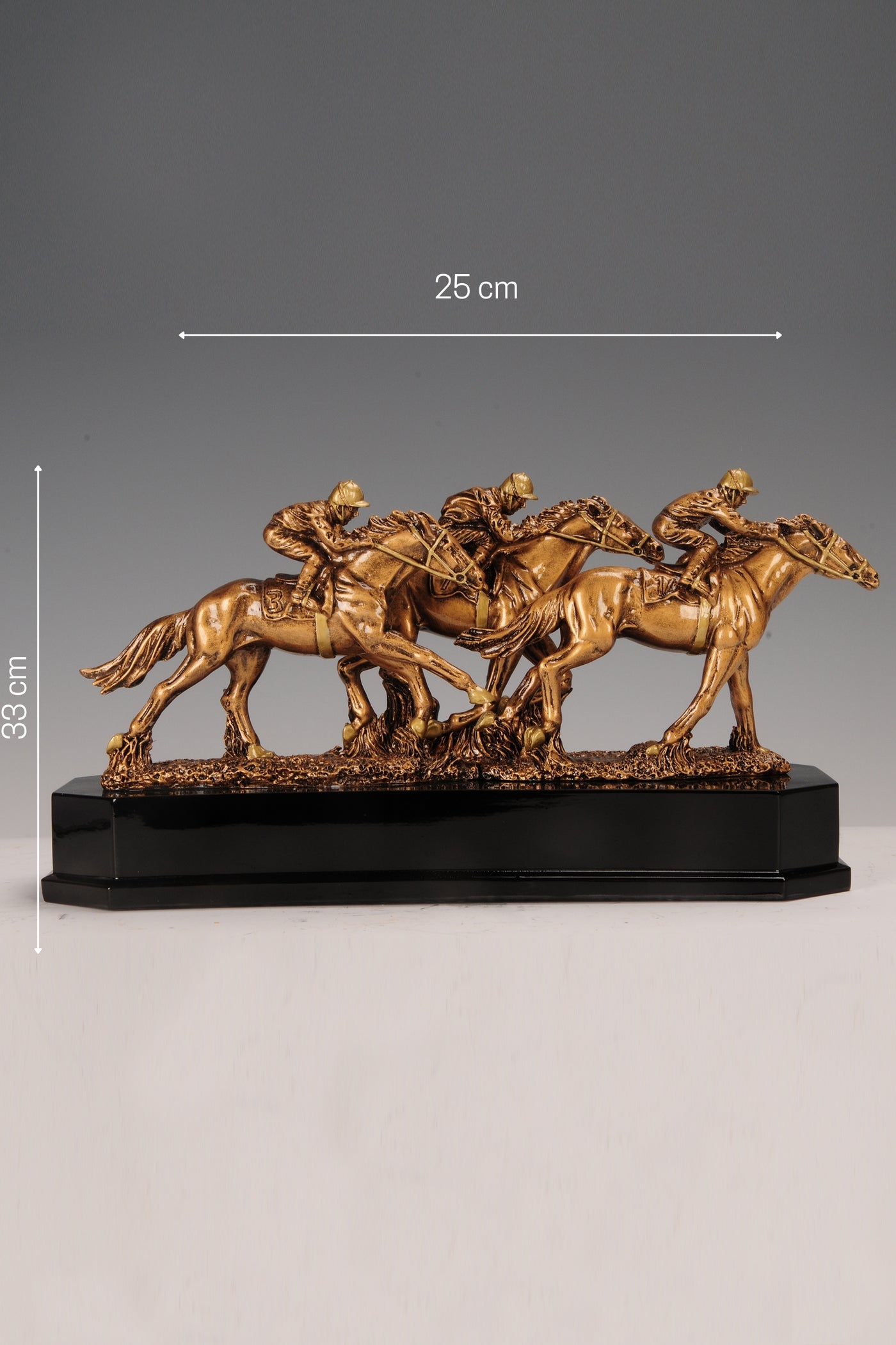 Triple Race Horse Showpiece for your home or office Decor