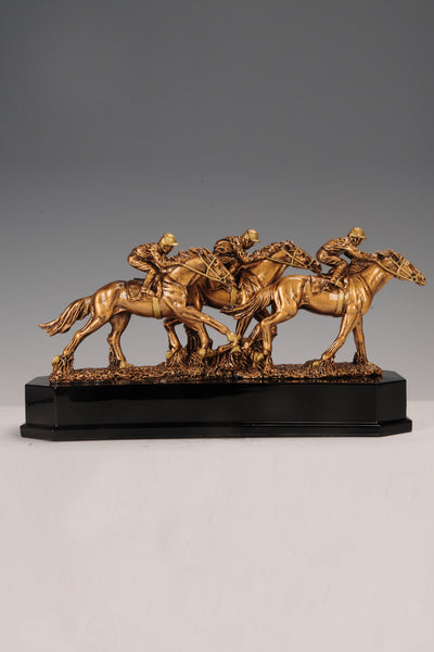 Triple Race Horse Showpiece for your home or office Decor