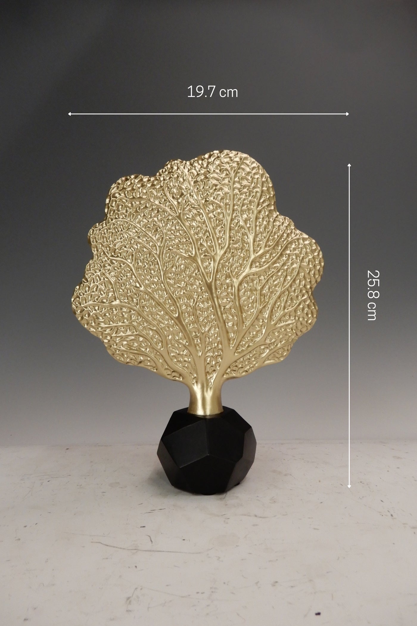 Golden Resin Tree Showpiece for your home or office decor