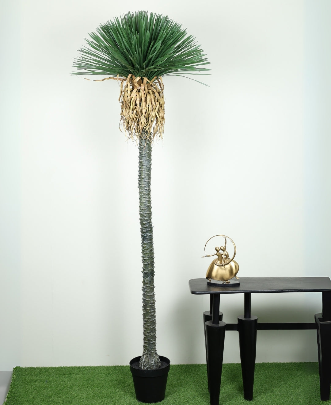 artificial ponytail palm Artificial Ponytail Palm With Hanging Spanish Moss (Grande)