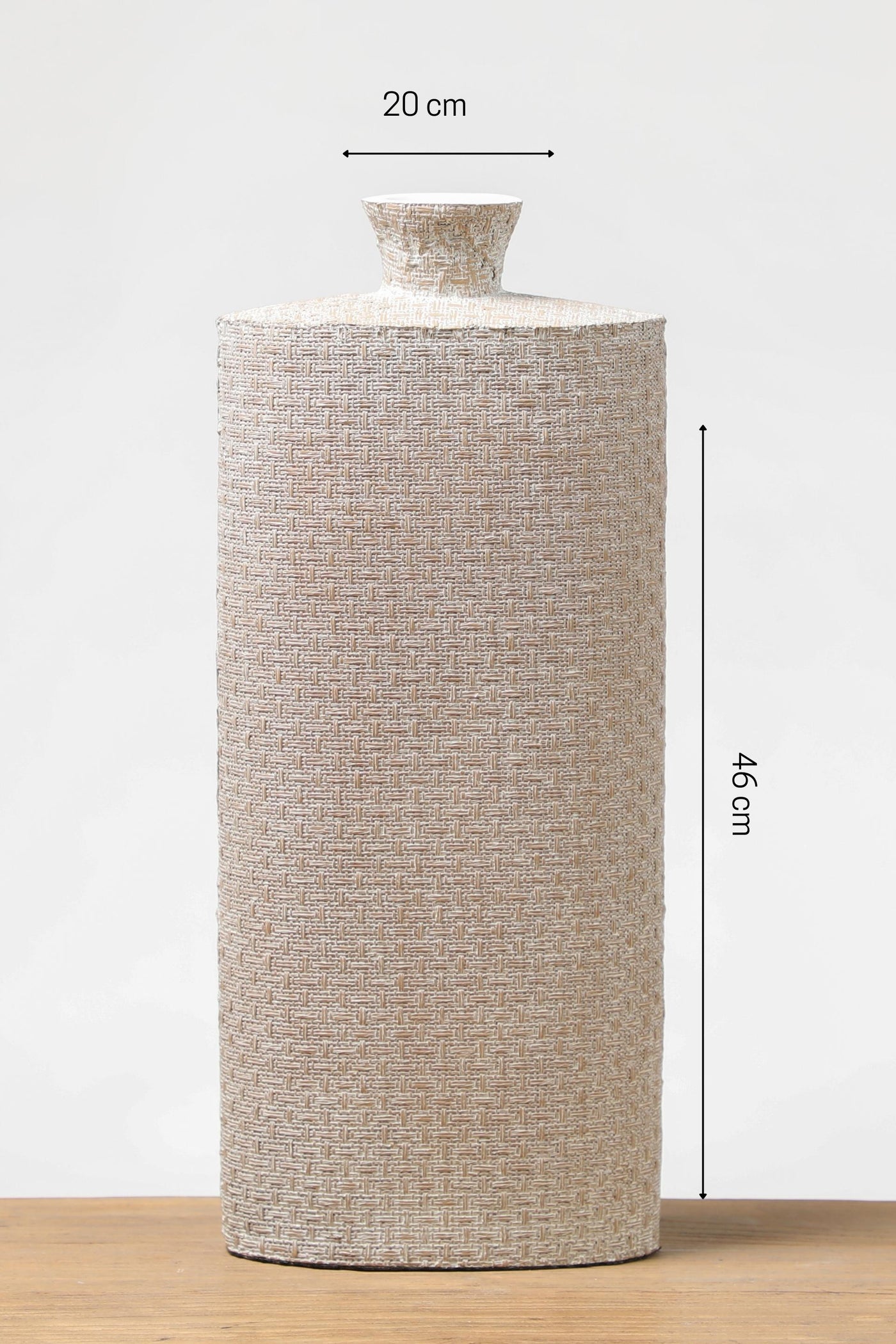Cylinder shape resin flower vase for your home or office decor