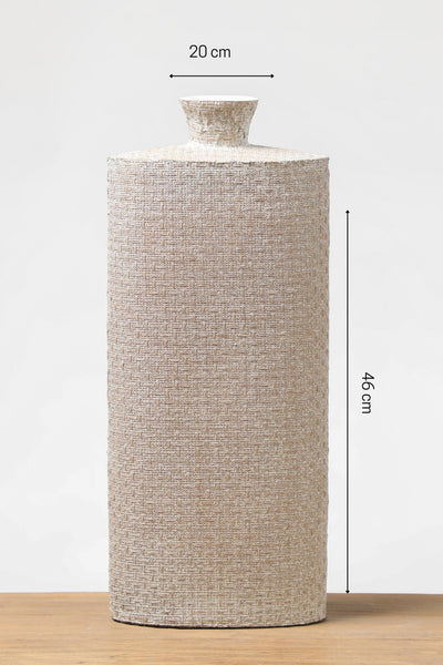 Cylinder shape resin flower vase for your home or office decor