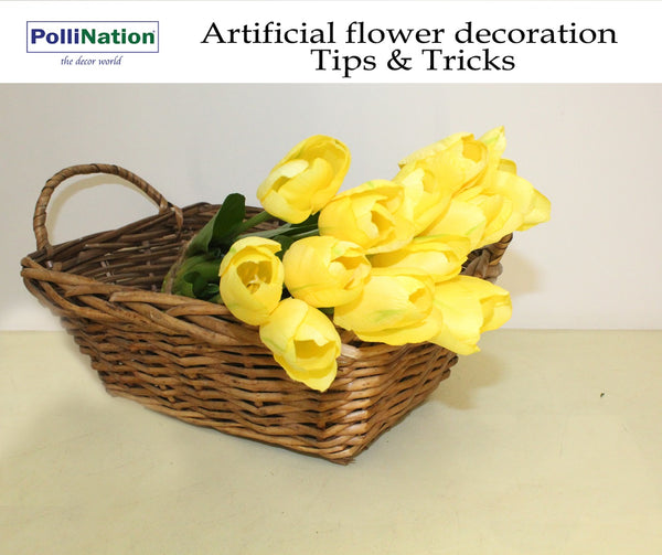Artificial Flowers for Home Decoration Tips & Tricks
