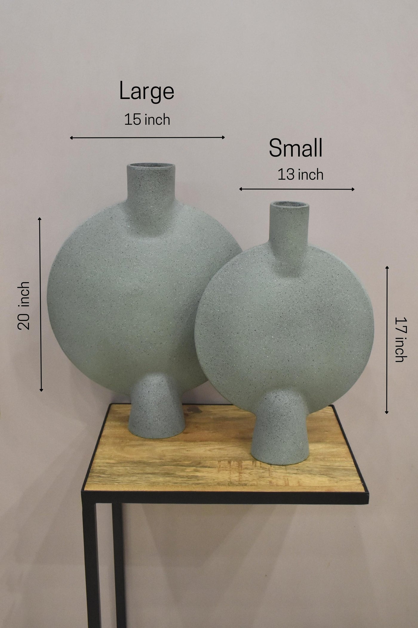Ceramic Sphere Flower Vase for your Home or Office decor-Large