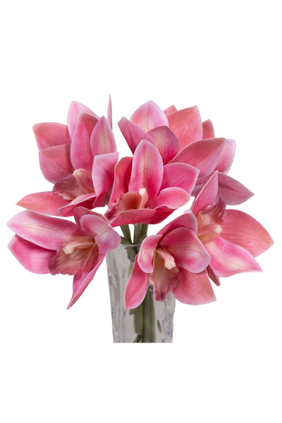 Artificial Orchid Flower Bunch-Pink