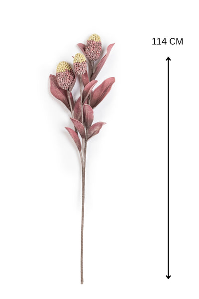 Pine husk stems Flower-Maroon