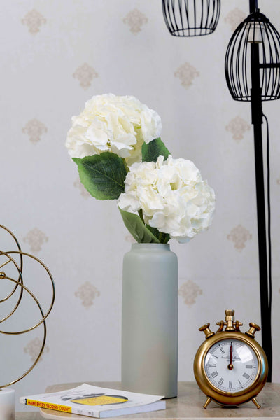 Beautiful Hydrangea Flower Bunch-White