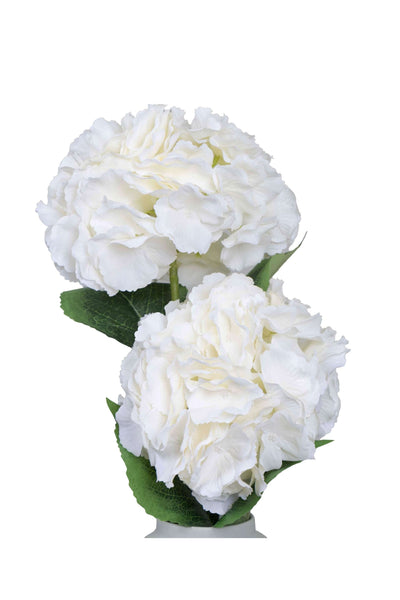 Beautiful Hydrangea Flower Bunch-White