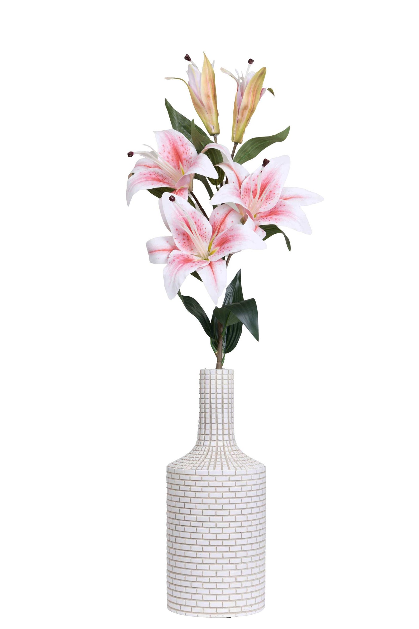 Art Street Artificial Oriental Lily Flower Sticks-Orange