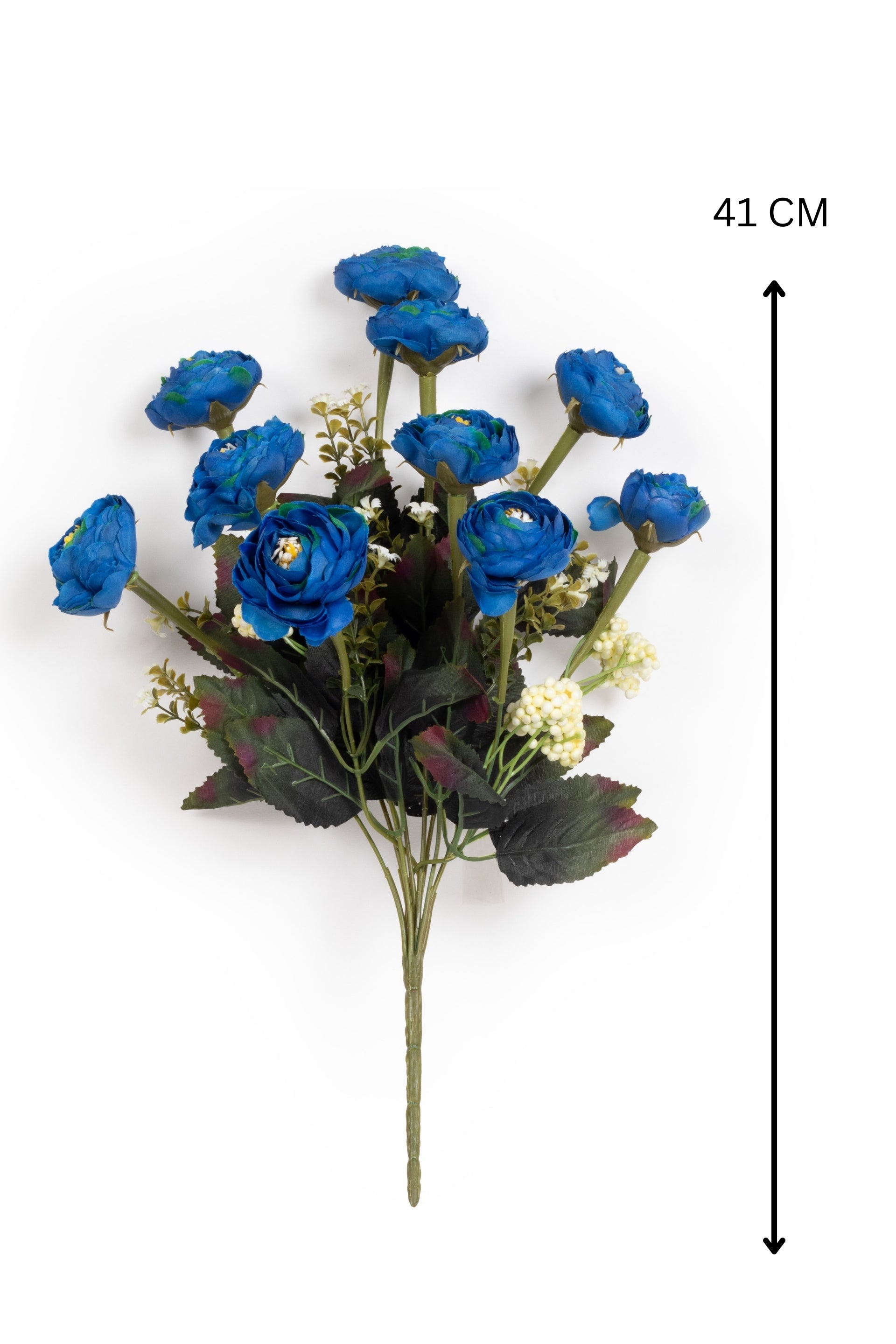 Vibrant Artificial Bloom Flower Bunch-Dark Pink