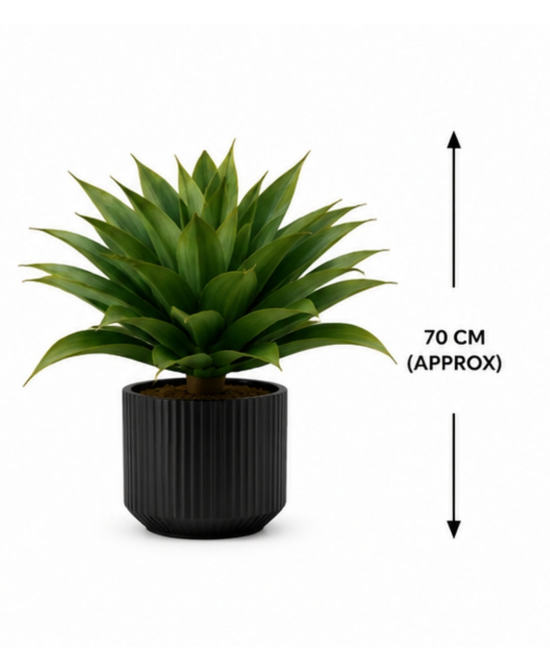Premium Artificial Agave Succulent Plant Without Pot