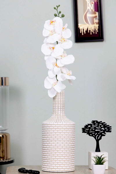 Artificial Orchid Stick-White