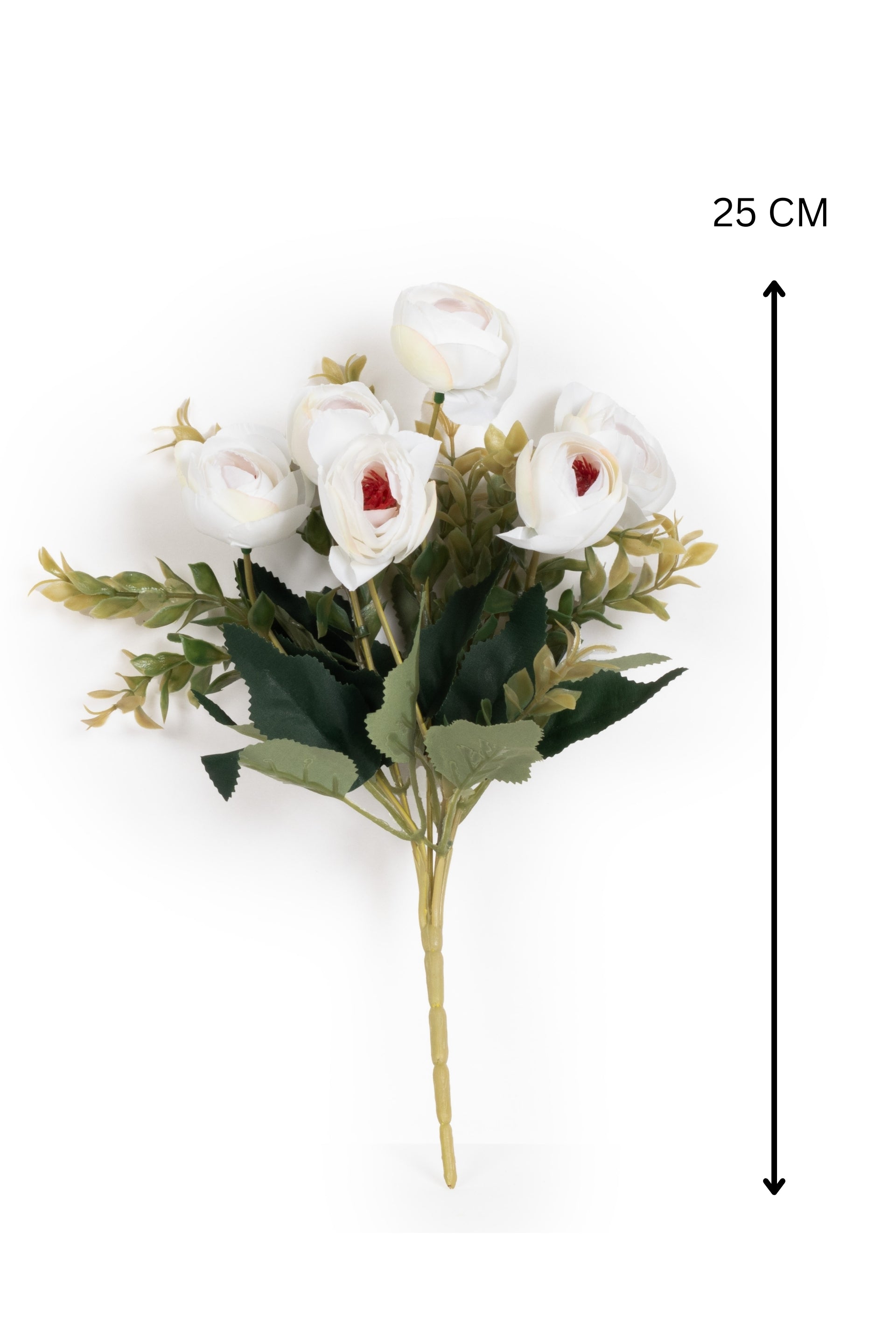 Camellia Flower Bunch-White