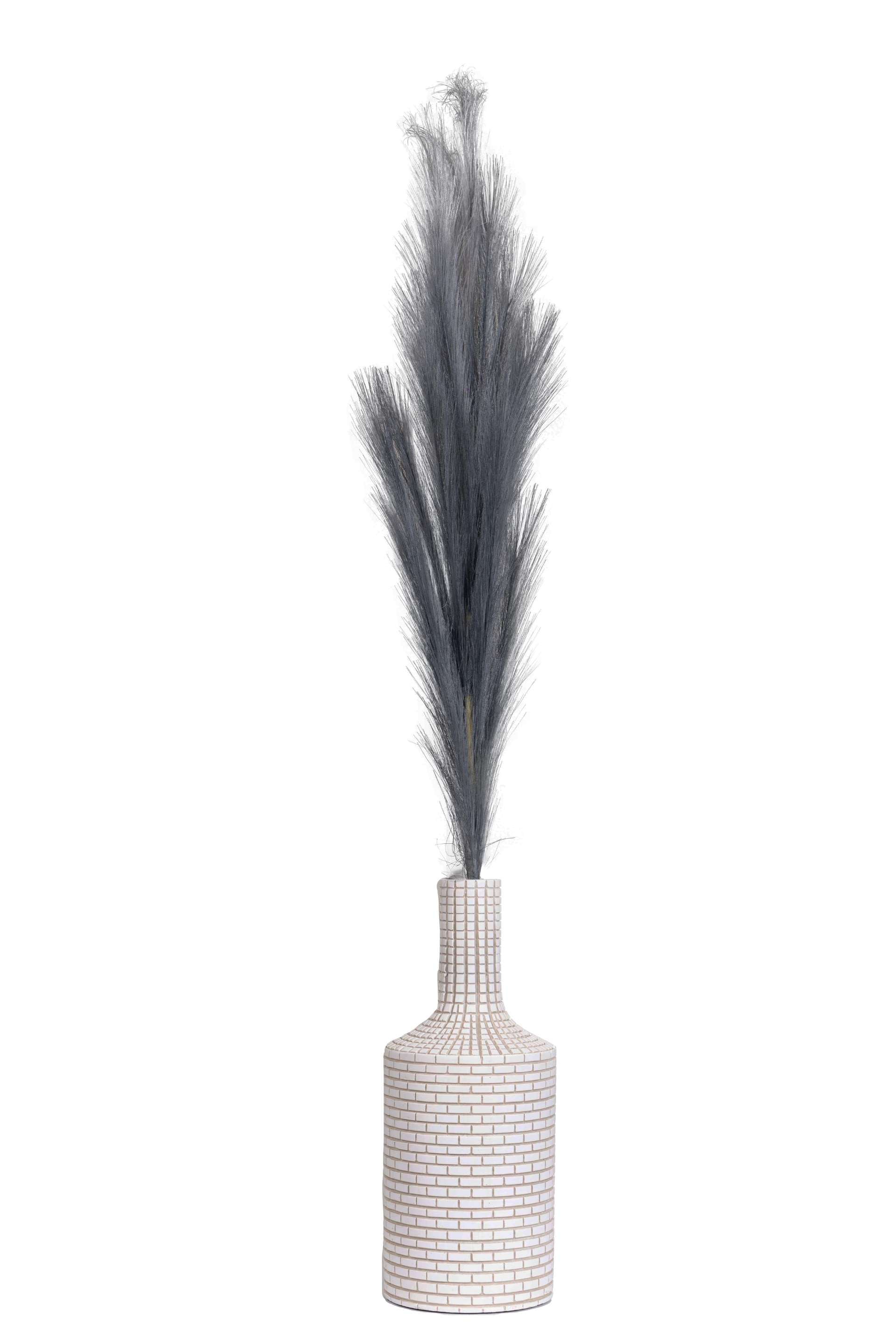 Charm Pampas Grass Stick-Dark Brown