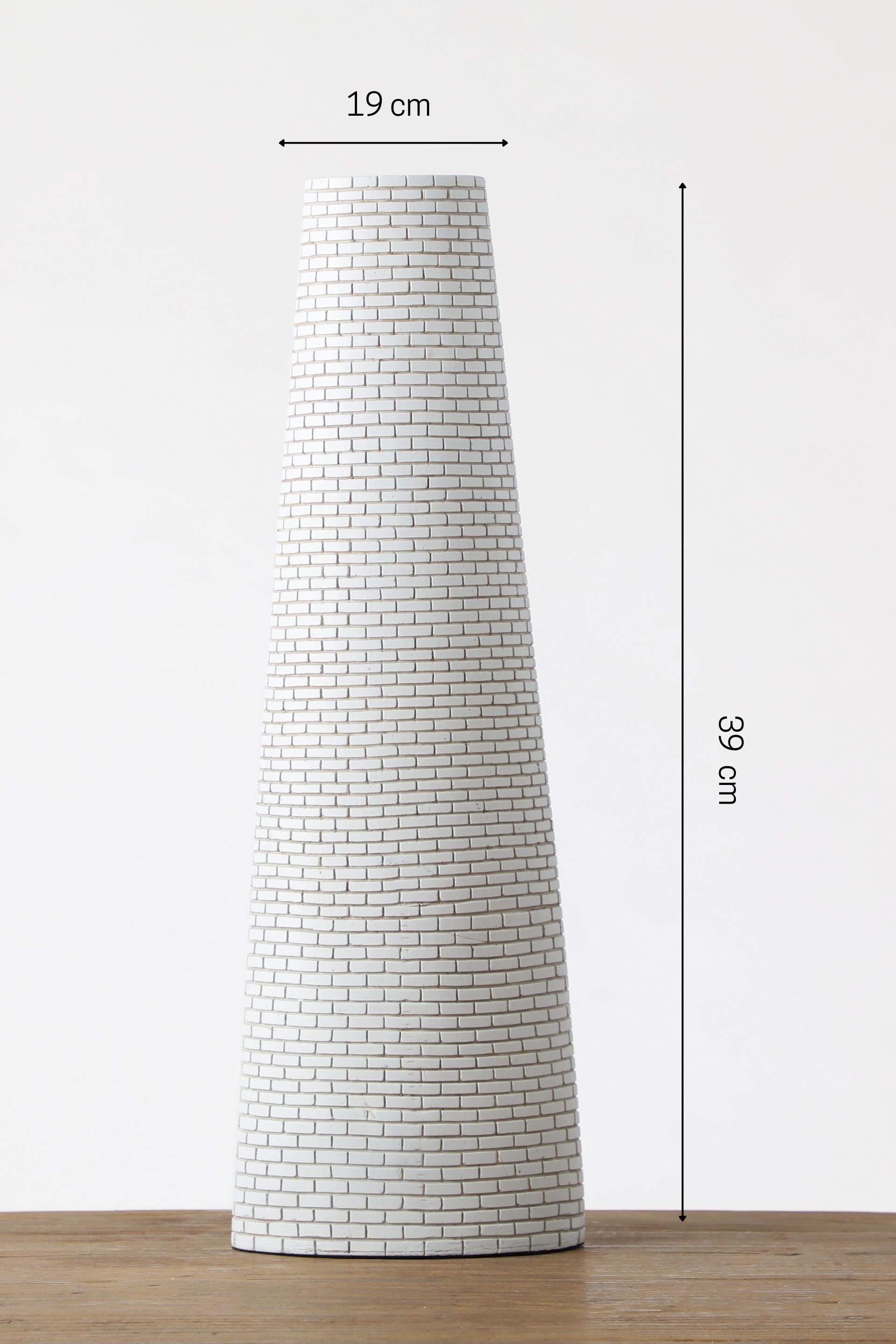 Beautiful and Tall resin vase for your home or office decor