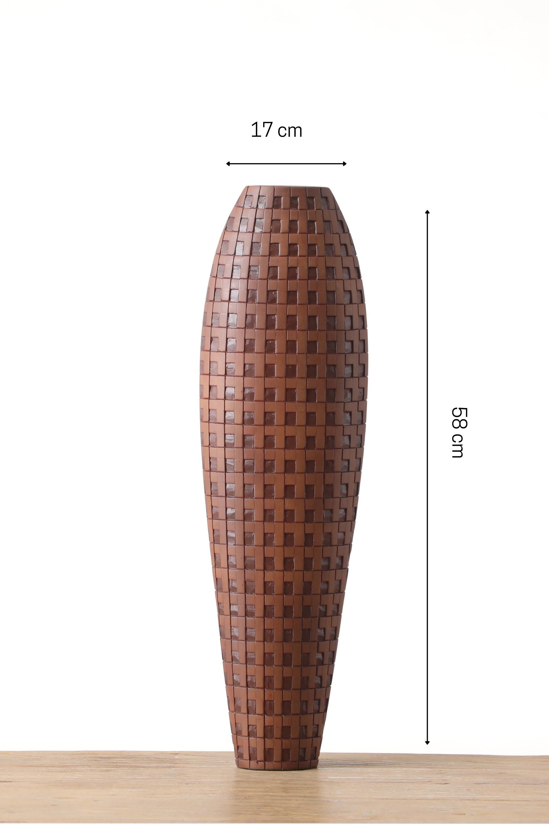 Oval Shaped Wall Shelves resin Vase for your home or office decor