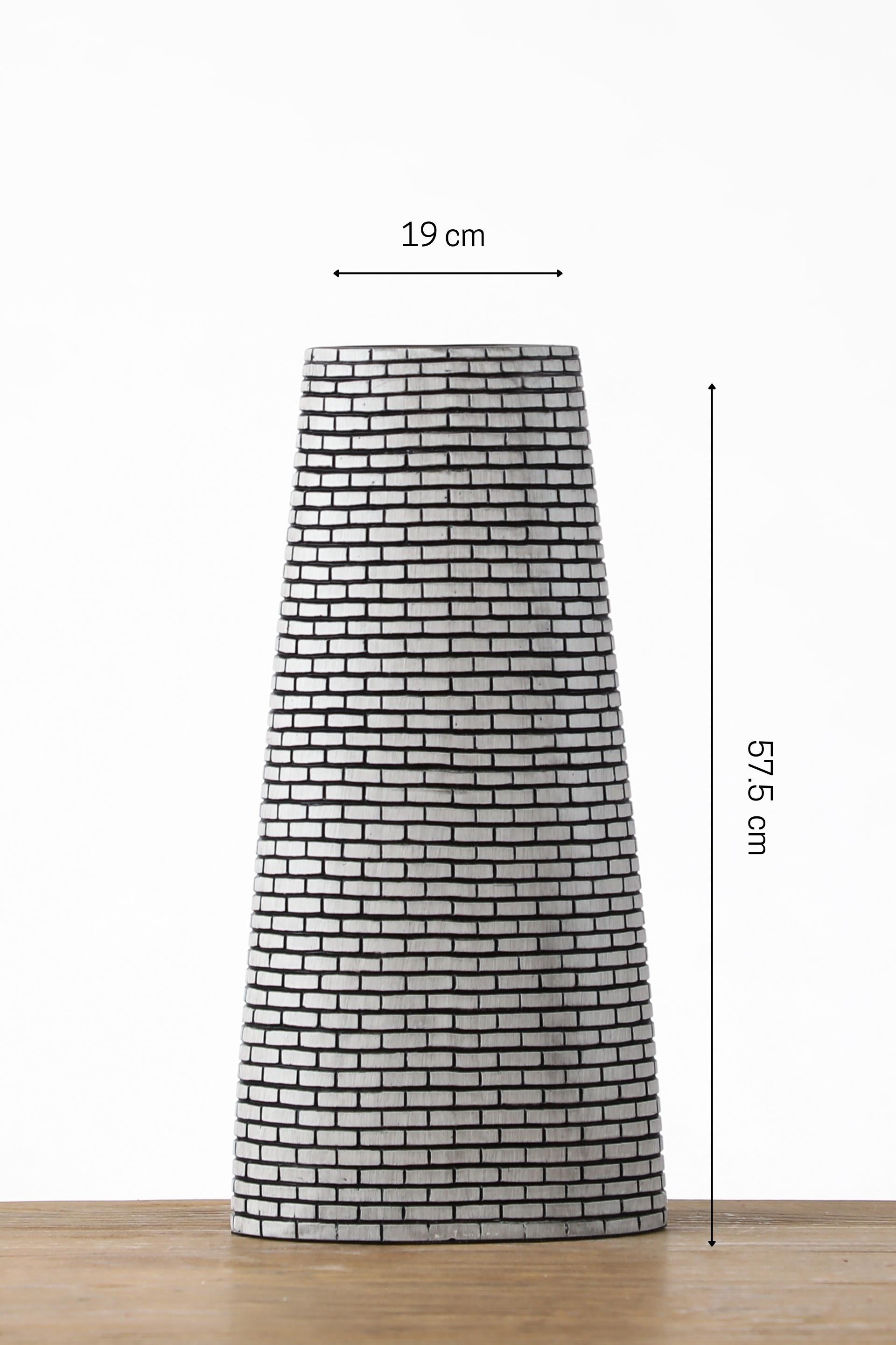 Beautiful and Tall resin vase for your home or office decor