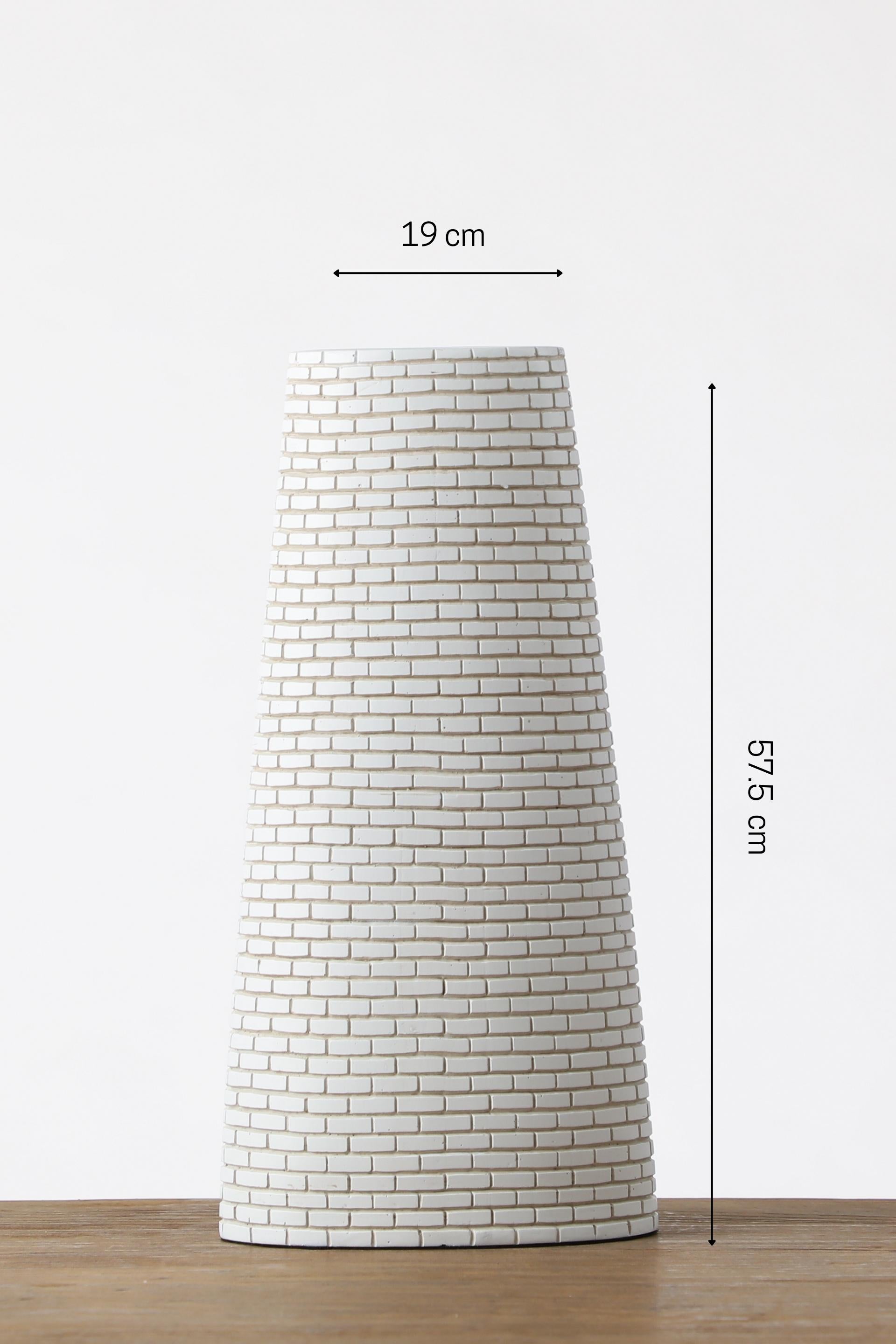 Beautiful and Tall resin vase for your home or office decor