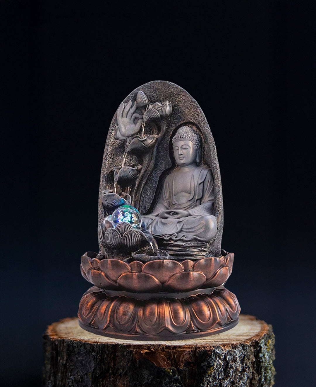 Meditative Buddha Fountain