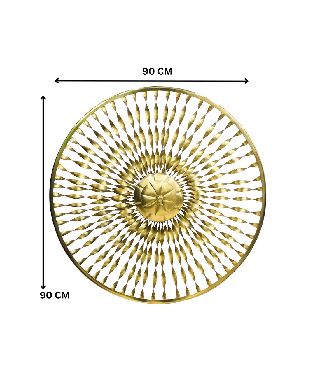 Pollination Radiant Metal Wall Art