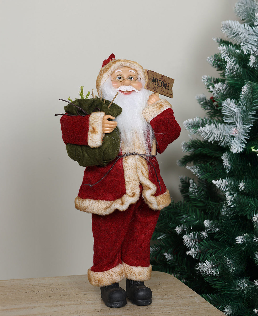 Christmas Festive Rustic Santa Claus - 1.5 FT