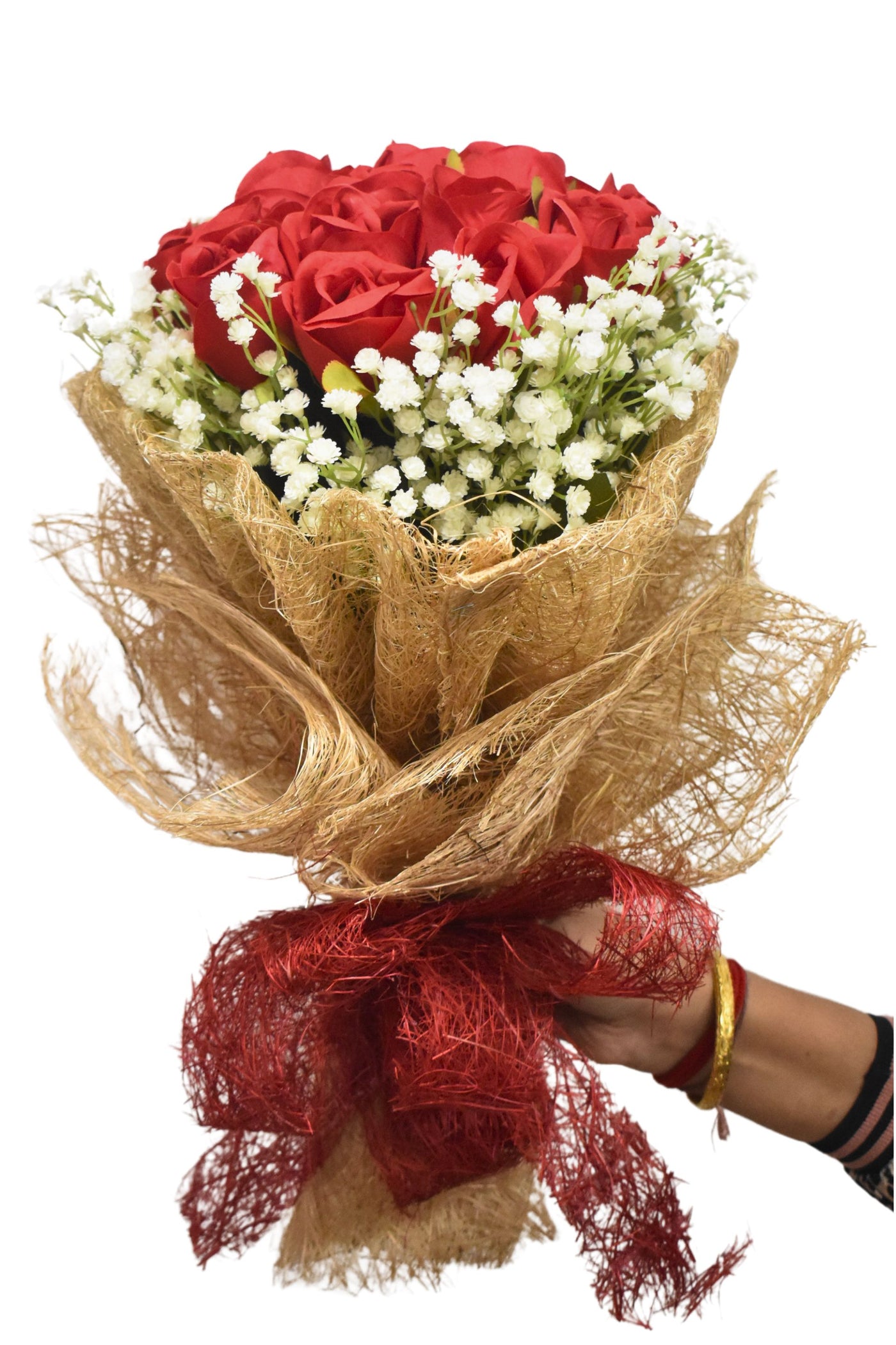 Everlasting Elegance: Red Rose Bouquet - Perfect Valentine’s Day Gift