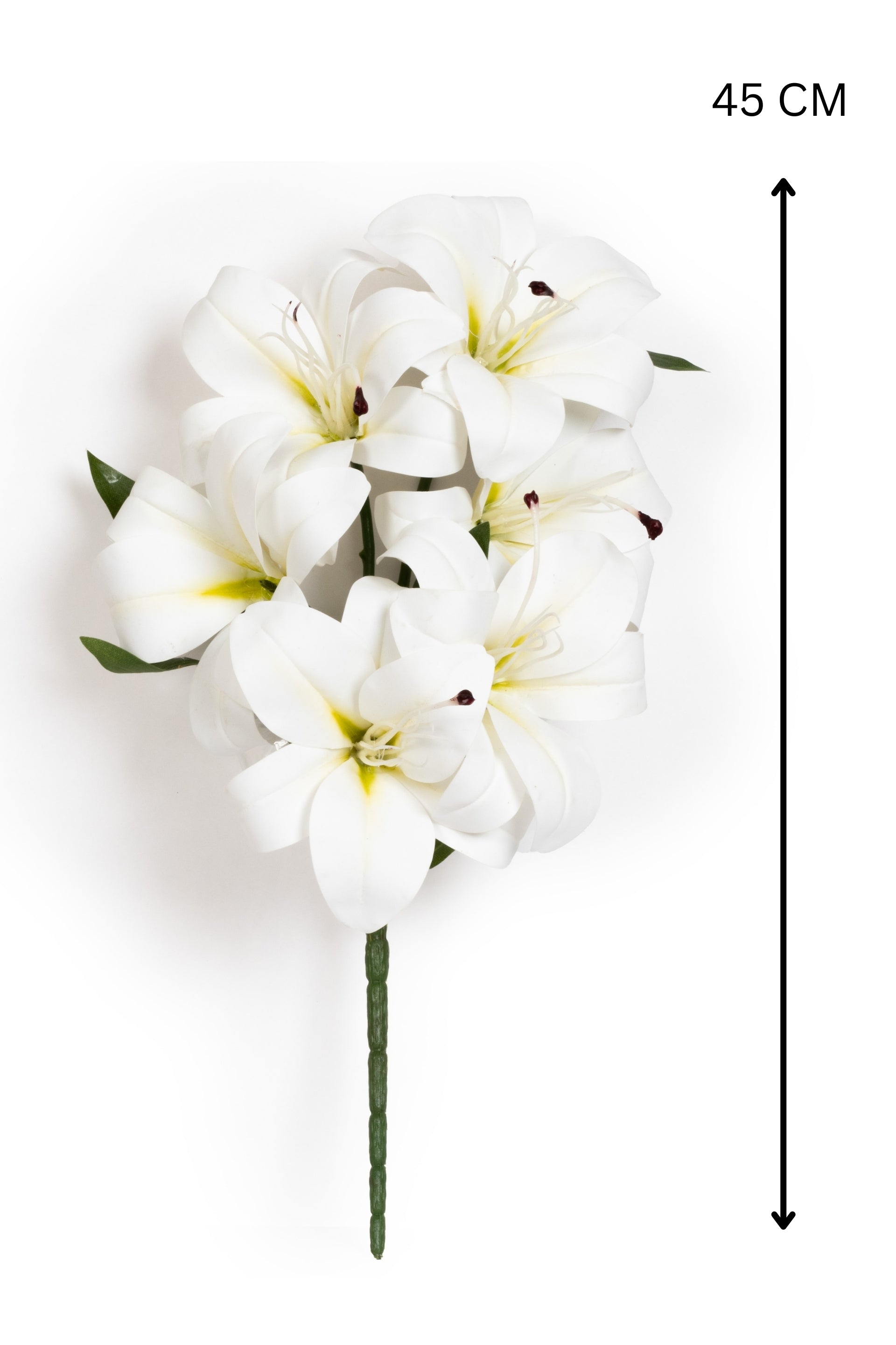 Artificial Lily Flowers for your home or office decor-White