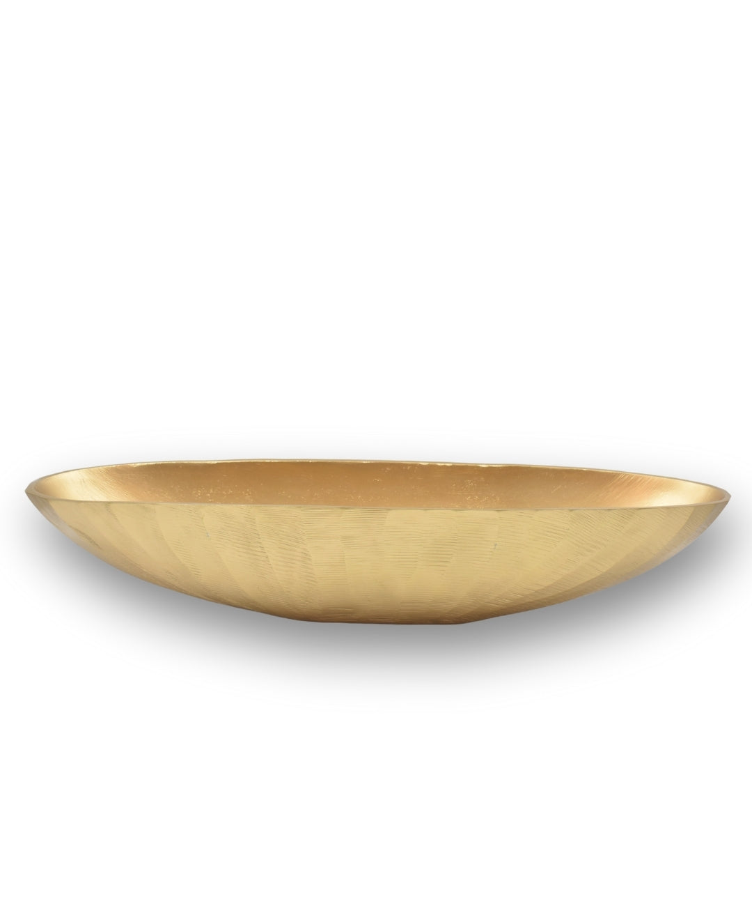 Milan Boat Shaped Metal Platter