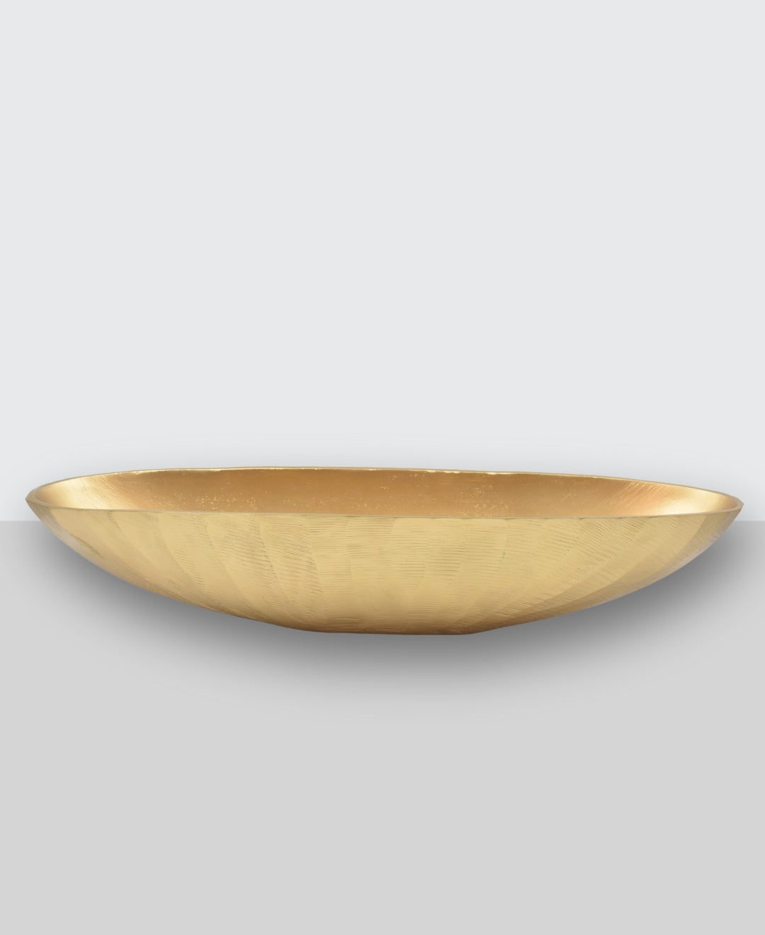 Milan Boat Shaped Metal Platter
