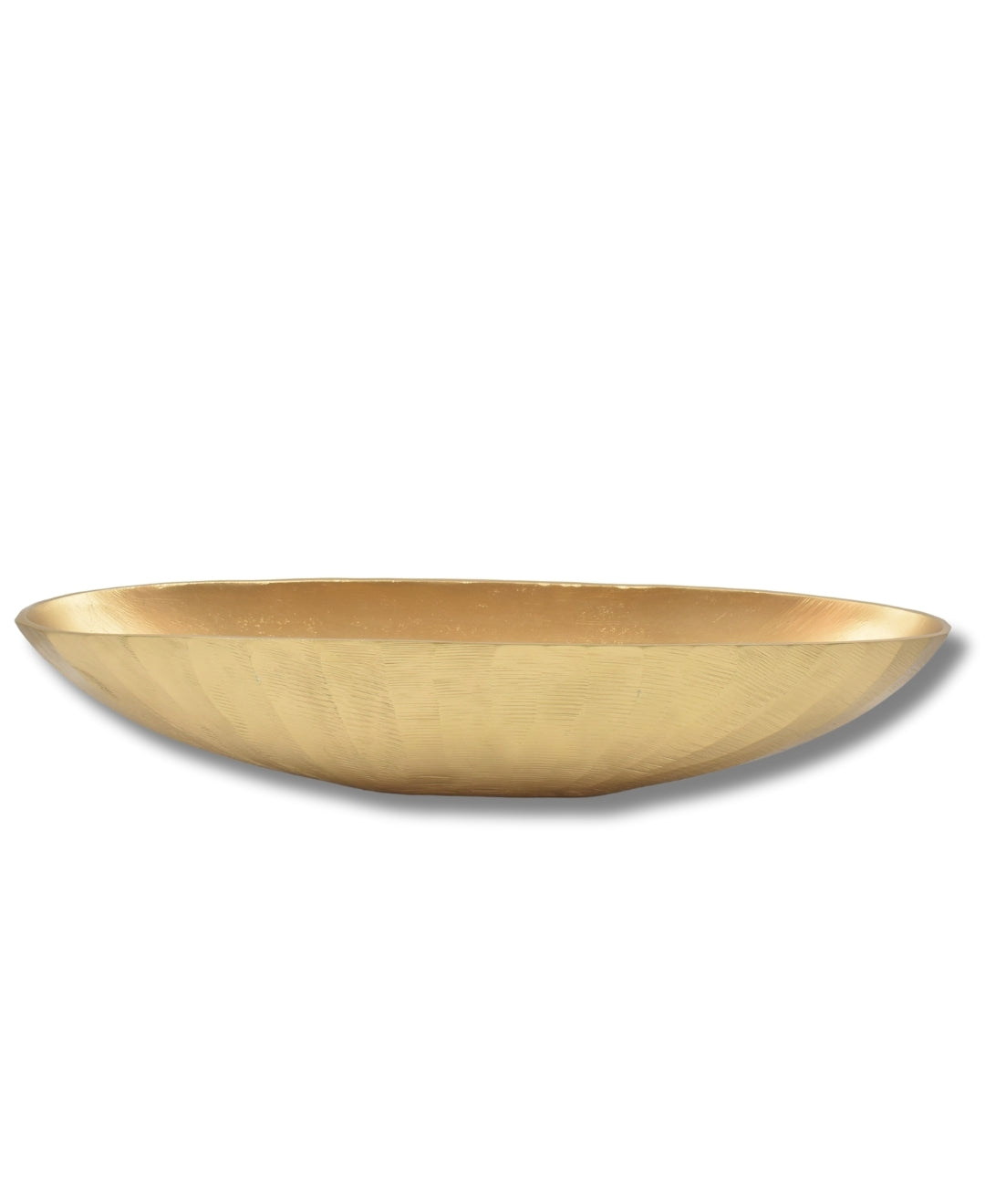 Milan Boat Shaped Metal Platter