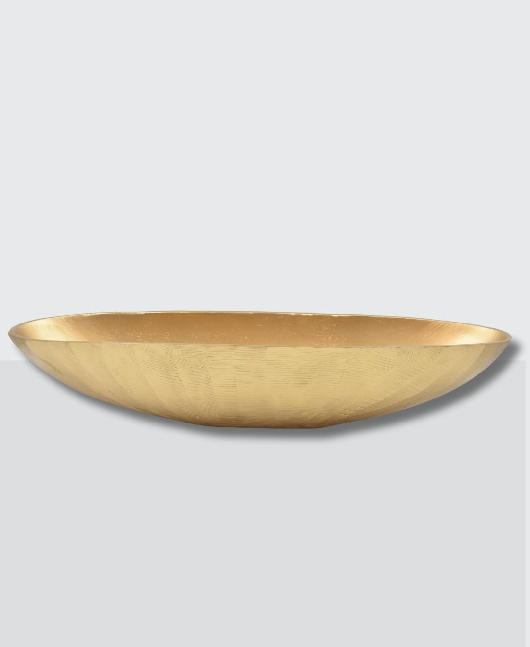 Milan Boat Shaped Metal Platter