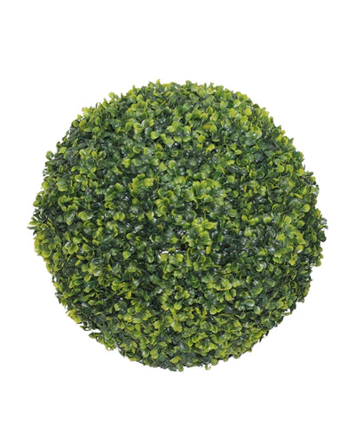 PolliNation Artificial Eucalyptus Boxwood Topiary Ball for Backyard, Balcony, Garden, Wedding and Home Decor (Pack of 1)