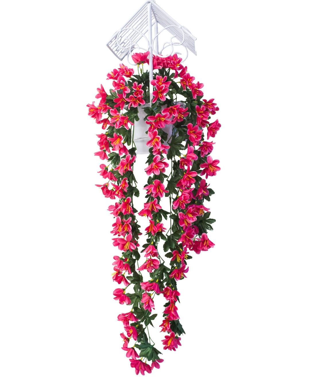 PolliNation Stunning Artificial Hanging Flowers for Wall Hanging |Decoration |Home DÃ©cor (33 inch, Pack of 1)