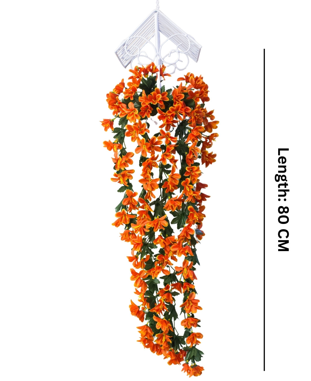 PolliNation Stunning Artificial Hanging Flowers for Wall Hanging |Decoration |Home DÃ©cor (33 inch, Pack of 1)