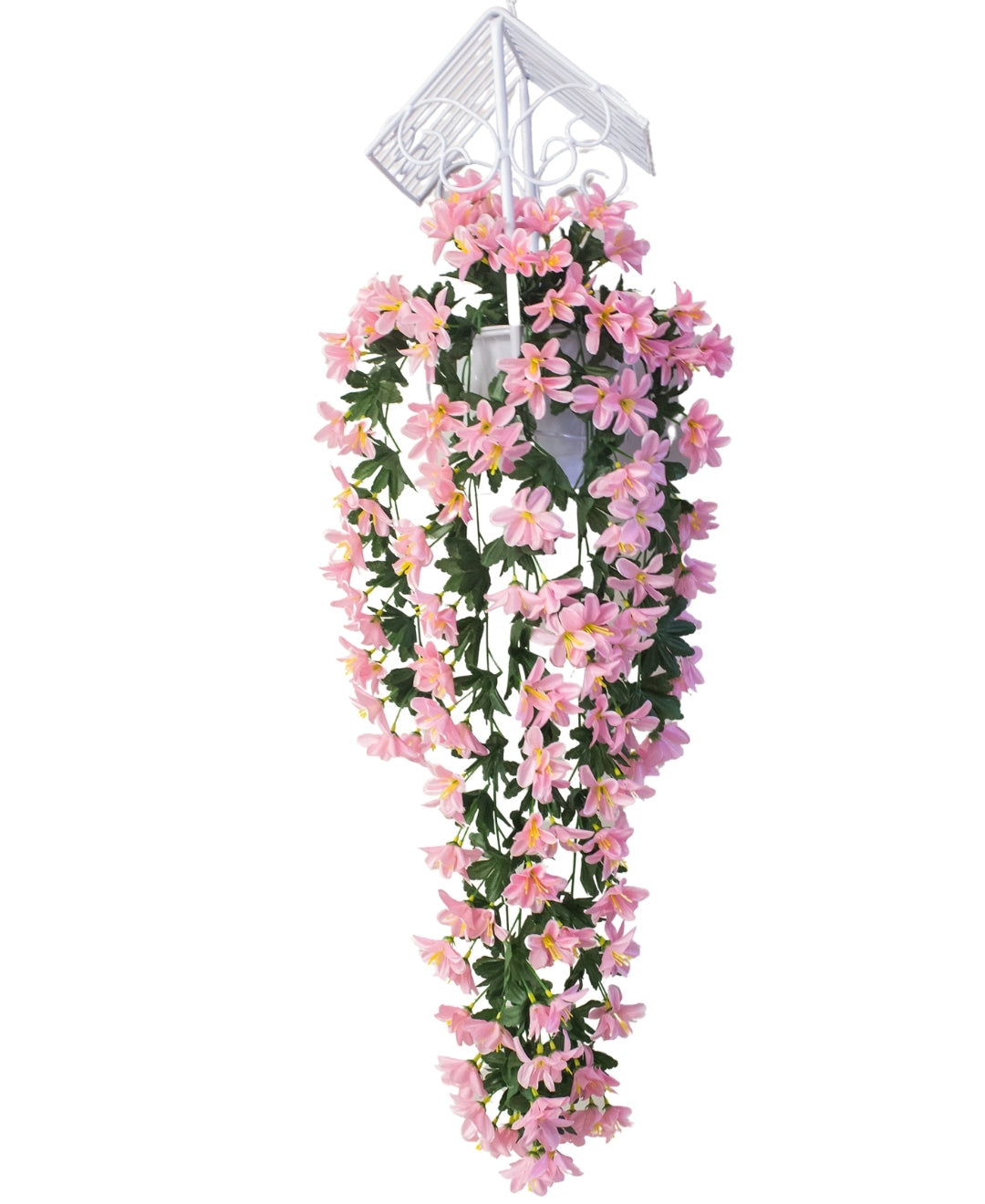 PolliNation Stunning Artificial Hanging Flowers for Wall Hanging |Decoration |Home DÃ©cor (33 inch, Pack of 1)