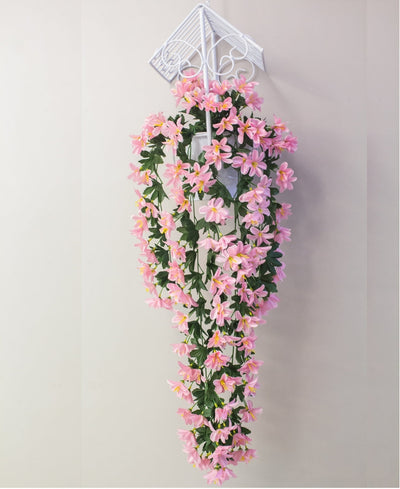 PolliNation Stunning Artificial Hanging Flowers for Wall Hanging |Decoration |Home DÃ©cor (33 inch, Pack of 1)