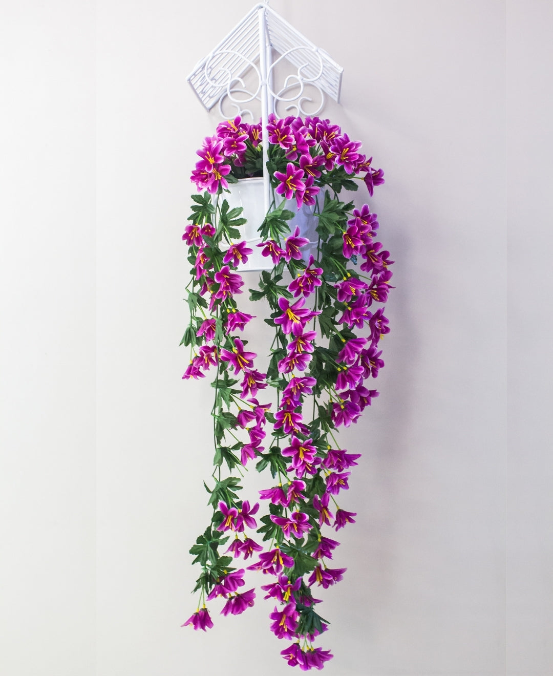 PolliNation Stunning Artificial Hanging Flowers for Wall Hanging |Decoration |Home DÃ©cor (33 inch, Pack of 1)