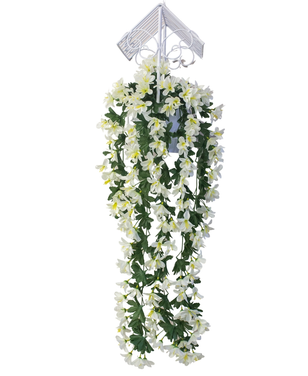 PolliNation Stunning Artificial Hanging Flowers for Wall Hanging |Decoration |Home DÃ©cor (33 inch, Pack of 1)