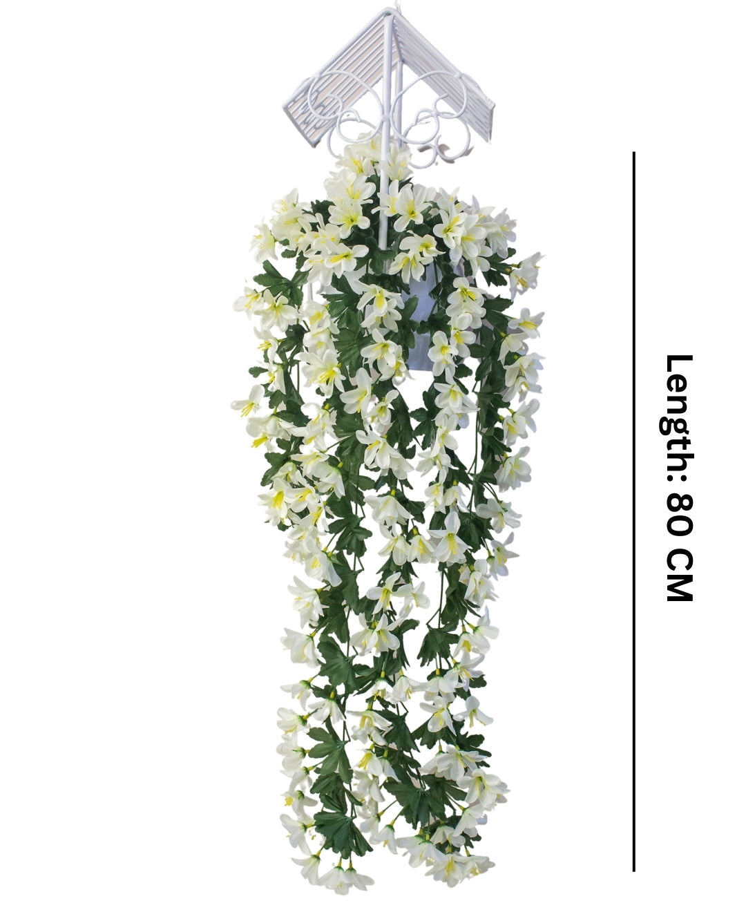 PolliNation Stunning Artificial Hanging Flowers for Wall Hanging |Decoration |Home DÃ©cor (33 inch, Pack of 1)
