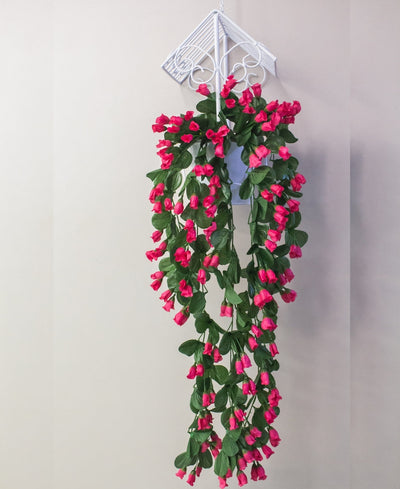 PolliNation Artificial Hanging Flowers for Home Decoration (35 inch, Pack of 1)
