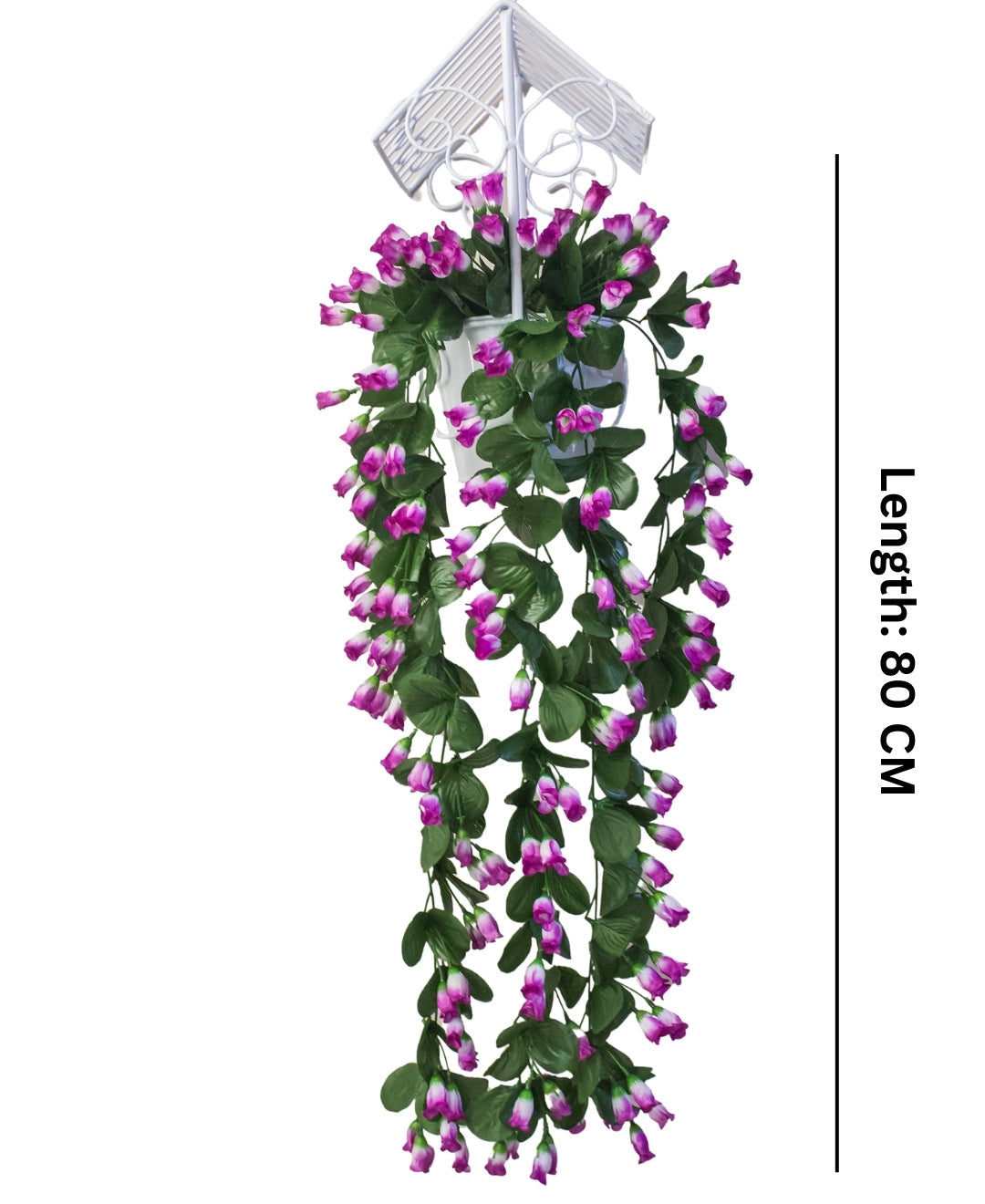 PolliNation Artificial Hanging Flowers for Home DecorationÂ Â (35 inch, Pack of 1)