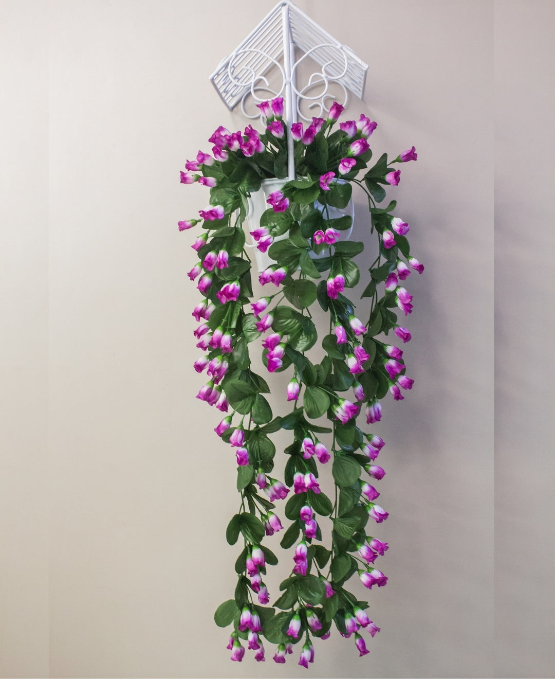 PolliNation Artificial Hanging Flowers for Home DecorationÂ Â (35 inch, Pack of 1)