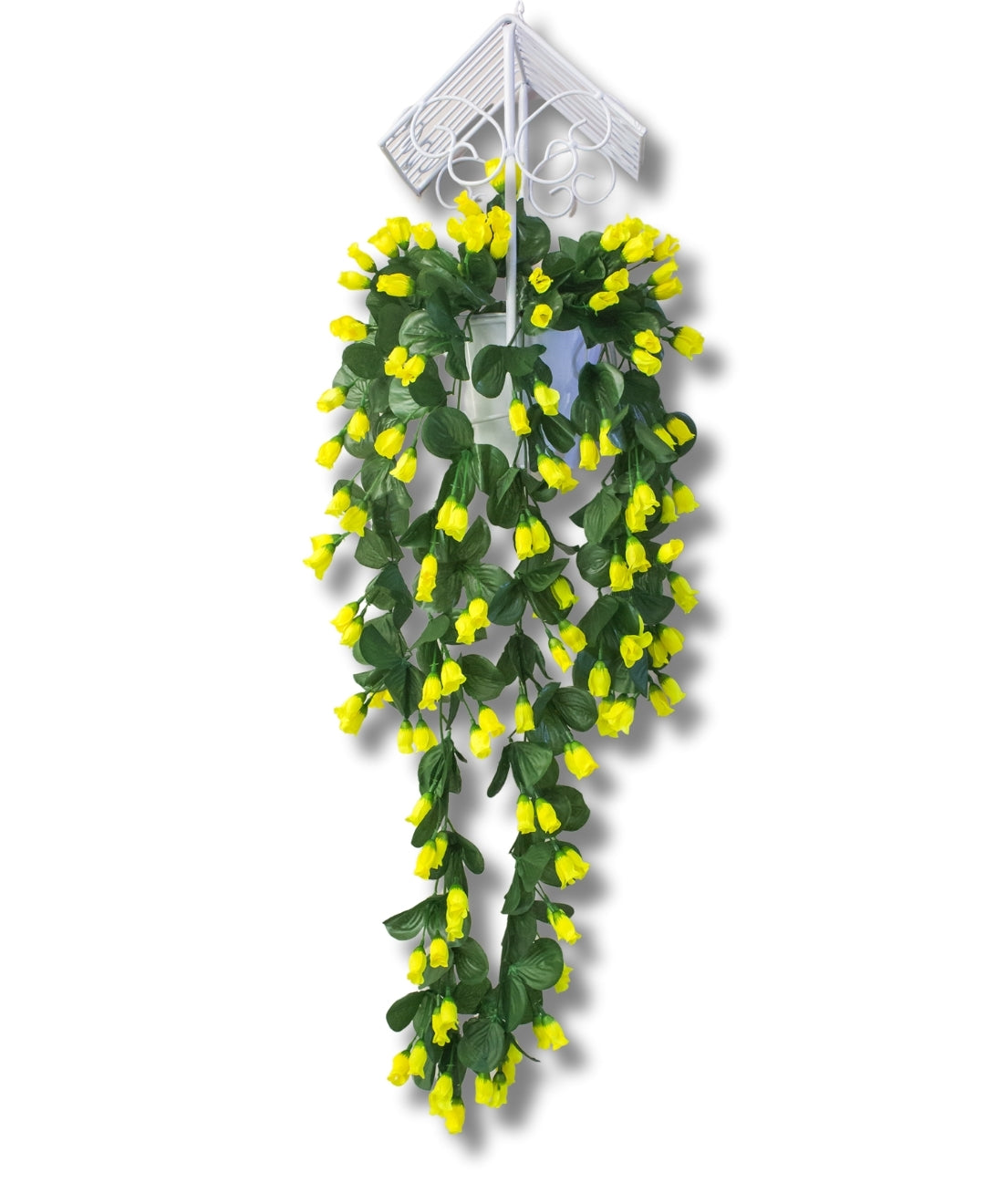 PolliNation Artificial Hanging Flowers for Home Decoration (35 inch, Pack of 1)