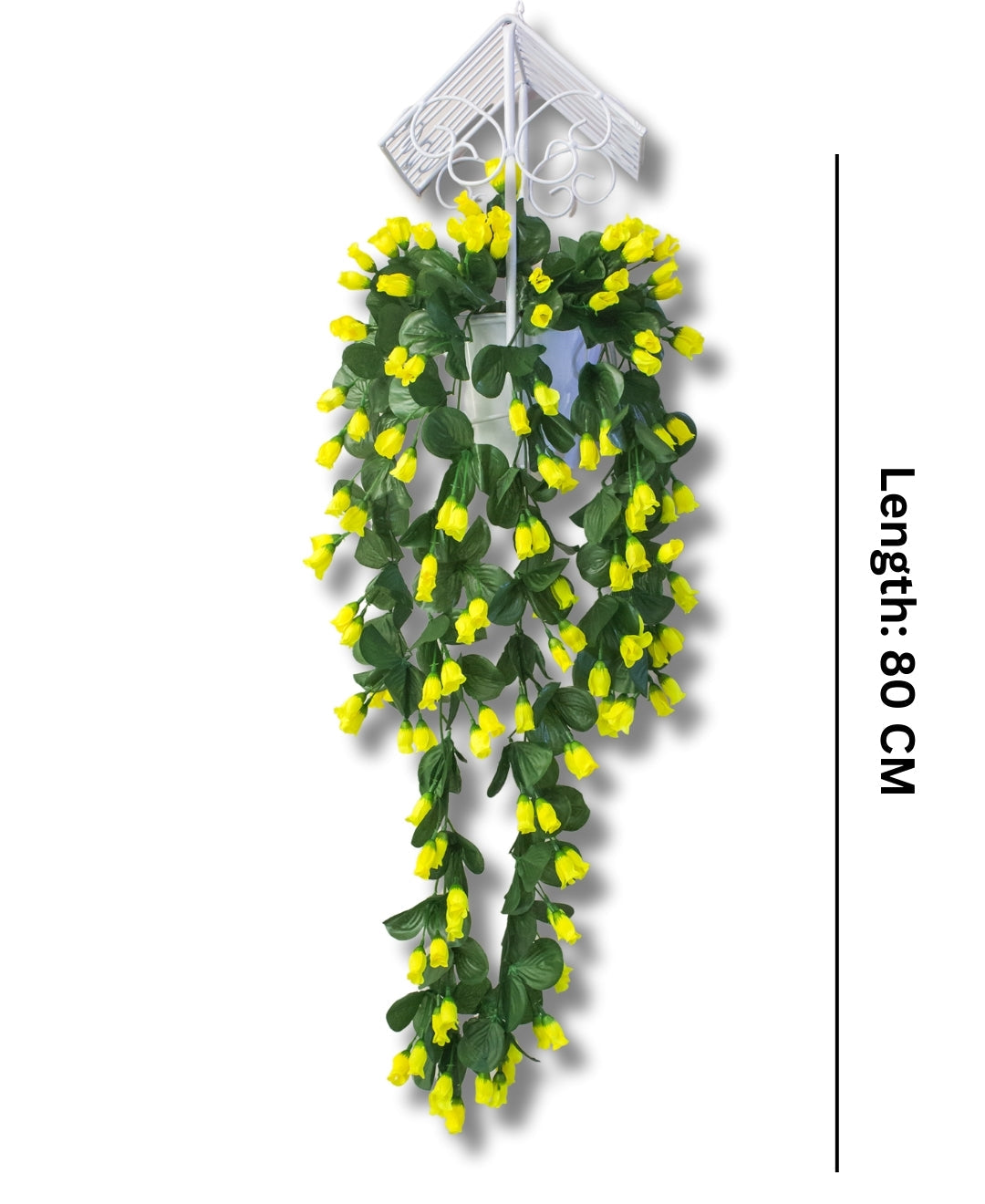 PolliNation Artificial Hanging Flowers for Home DecorationÂ Â (35 inch, Pack of 1)