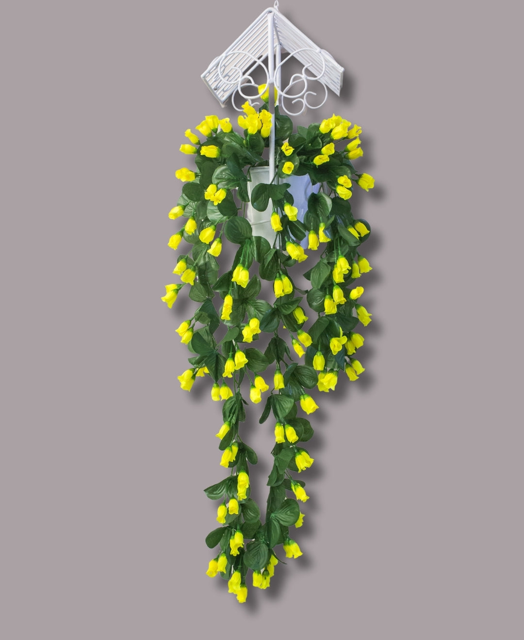 PolliNation Artificial Hanging Flowers for Home DecorationÂ Â (35 inch, Pack of 1)