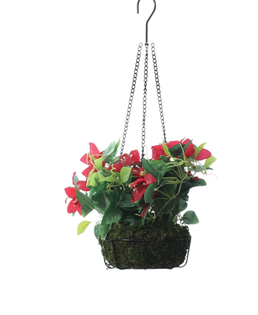 PolliNation Elegant Artificial Green Succulent plants online With Metal Pot (Pack of 1)