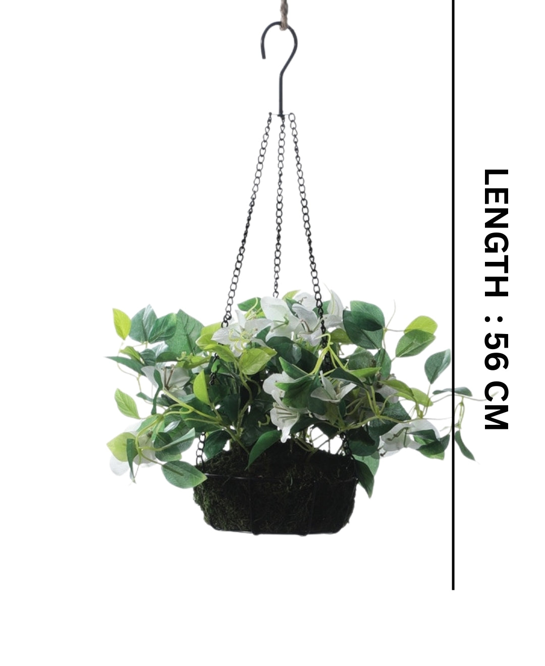 PolliNation Elegant Artificial Green Succulent plants online With Metal Pot (Pack of 1)