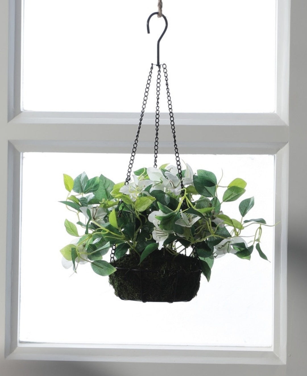 PolliNation Elegant Artificial Green Succulent plants online With Metal Pot (Pack of 1)