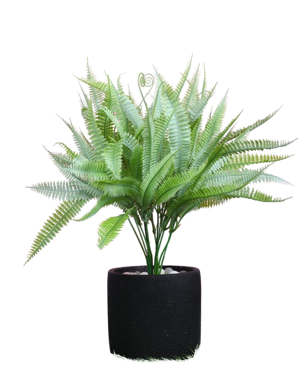 Pollination Attractive Artificial small plant Ferns Bunch  without Pot for Home  (Pack of 2)