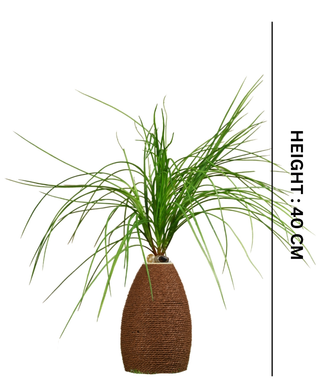 Pollination Attractive Artificial small plant Bush without Pot for Home Decor (Pack of 2)